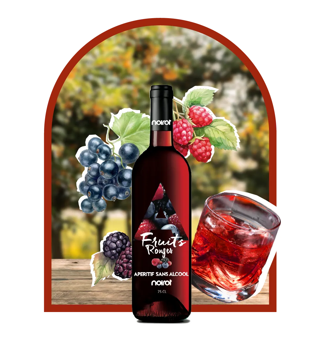 NON-ALCOHOLIC APERITIF RED FRUITS